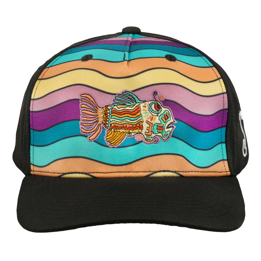 Jerry Garcia Fish Waves 501 Snapback Hat