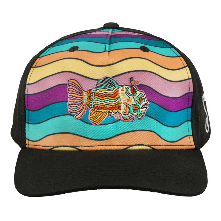 Jerry Garcia Fish Waves 501 Snapback Hat