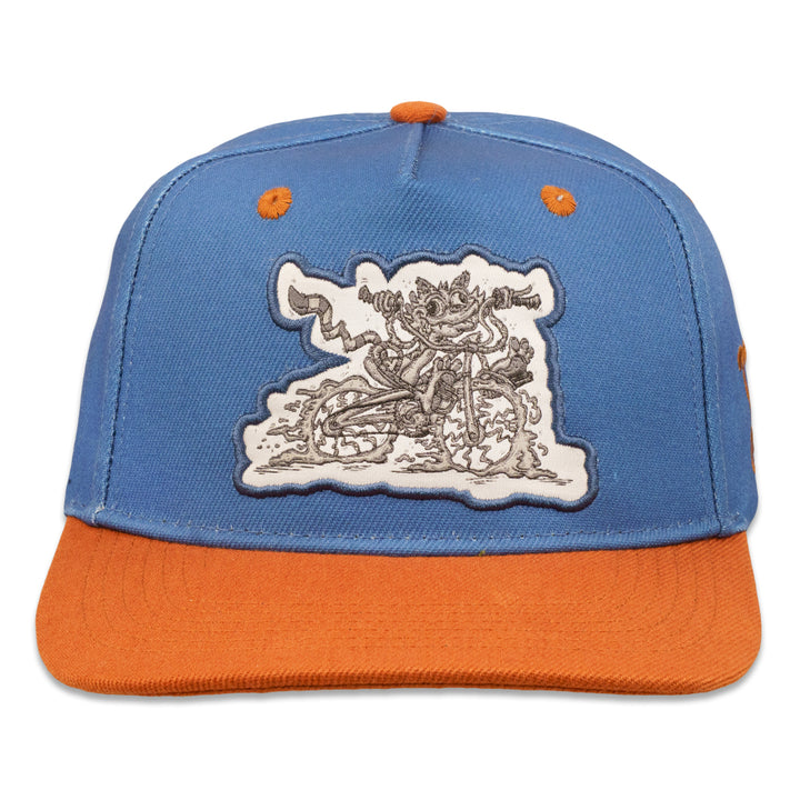 Vincent Gordon Bicycle Day Cat Blue 501 Snapback Hat