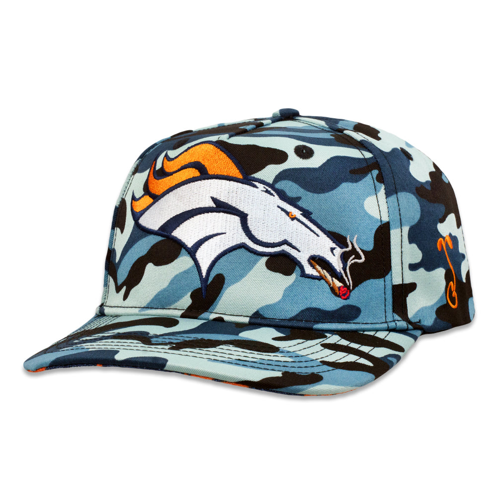 Danker Broncos Navy Camo 501 Snapback Hat