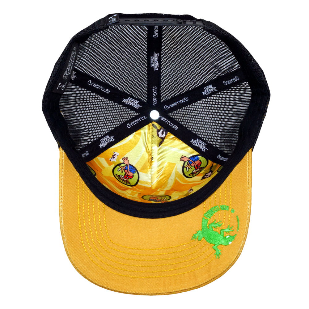 Super Troopers 3 Johnny Chimpo Black Mesh 501 Snapback Hat