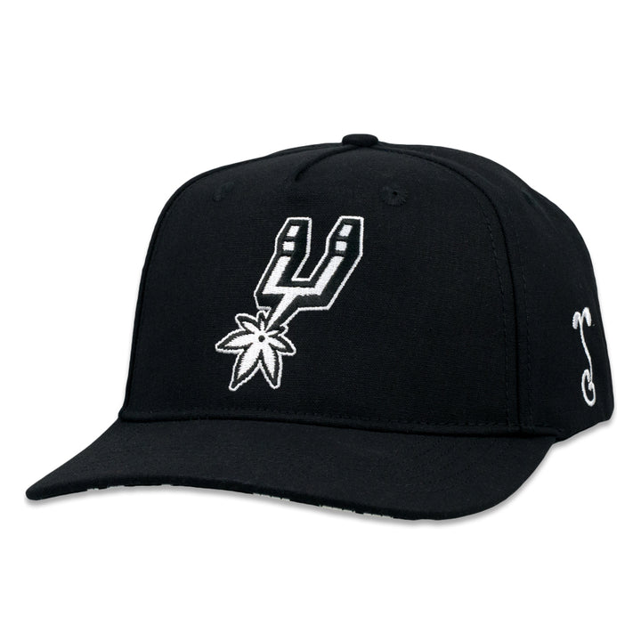 San Antonio Spliffs Black 501 Snapback Hat
