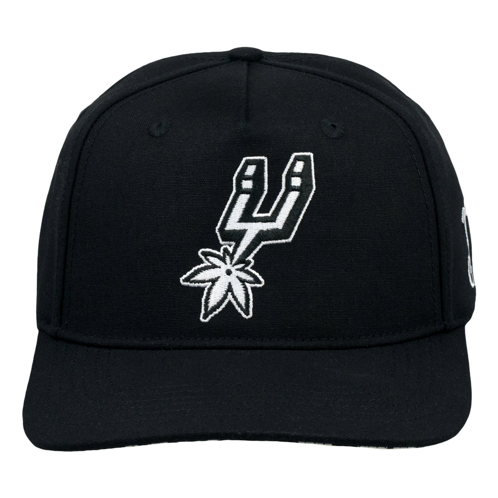 San Antonio Spliffs Black 501 Snapback Hat