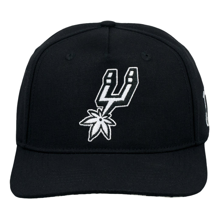 San Antonio Spliffs Black 501 Snapback Hat