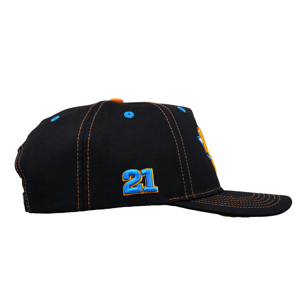 New York Knickelbags Black 501 Snapback Hat