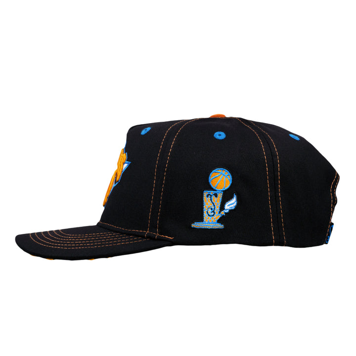 New York Knickelbags Black 501 Snapback Hat