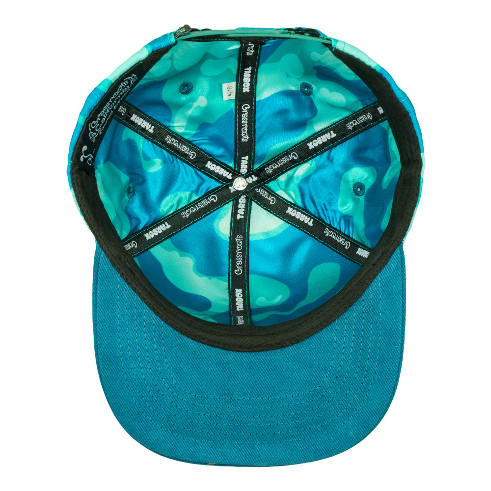 Tarbox Zombie Ape Teal Snapback Hat