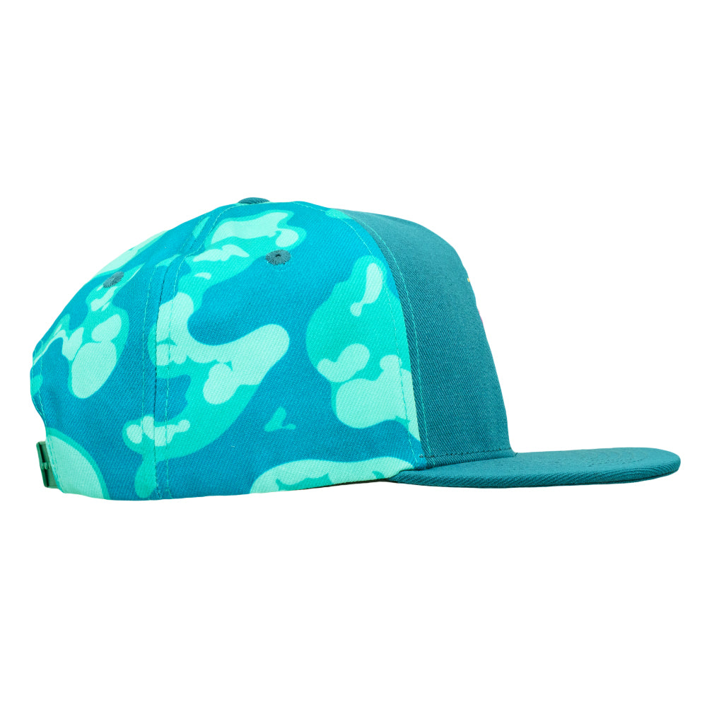 Tarbox Zombie Ape Teal Snapback Hat