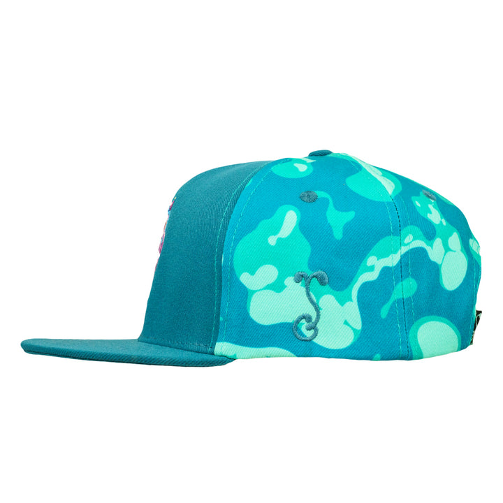 Tarbox Zombie Ape Teal Snapback Hat
