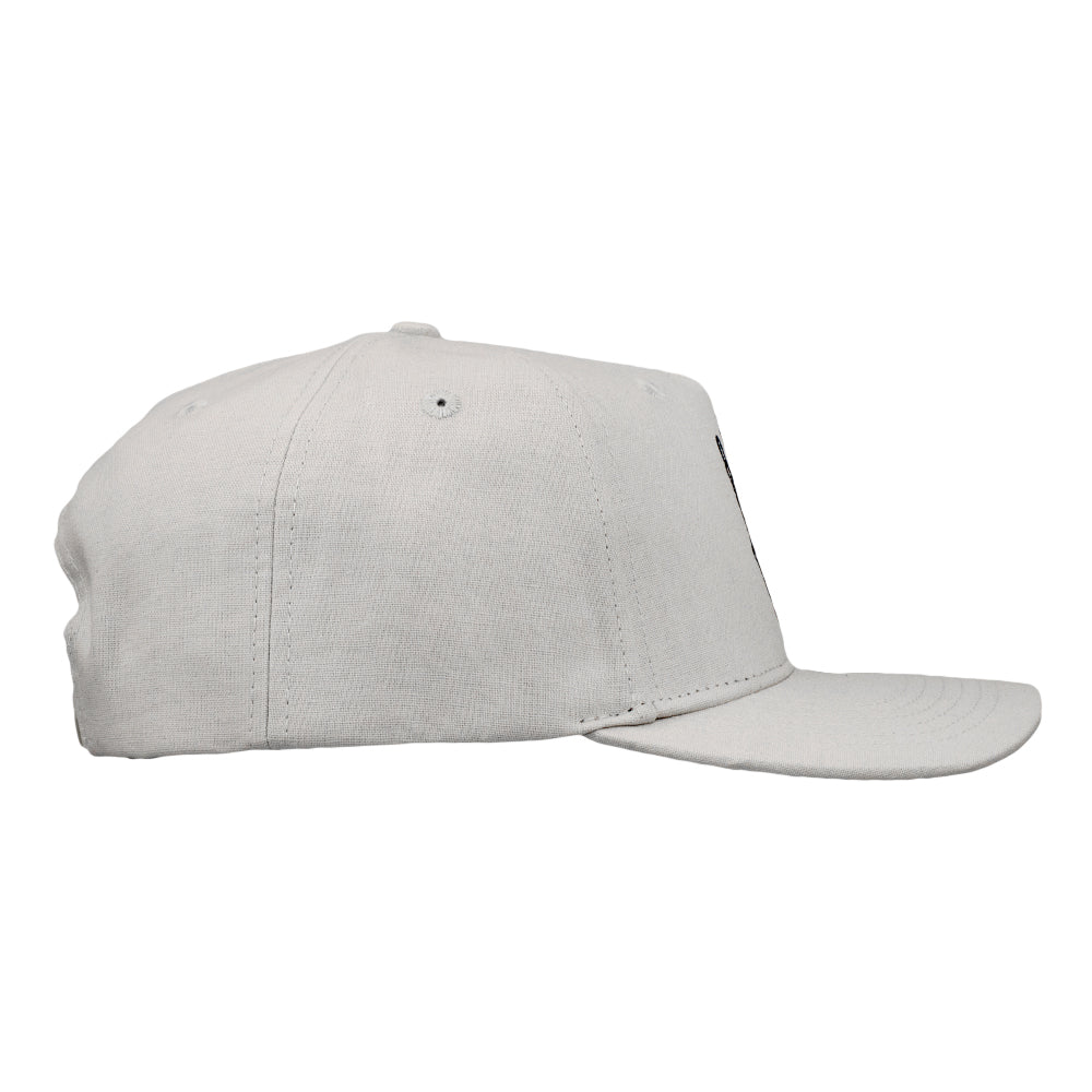 Skeleton Peace Sign Gray 501 Snapback Hat