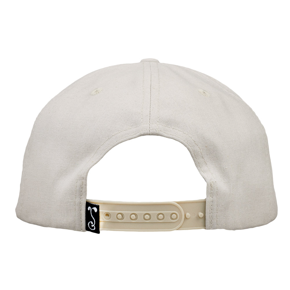 Skeleton Peace Sign Gray 501 Snapback Hat