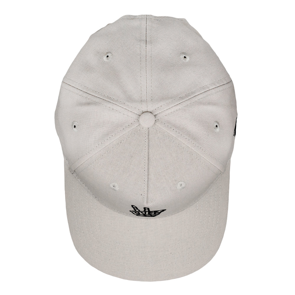 Skeleton Peace Sign Gray 501 Snapback Hat