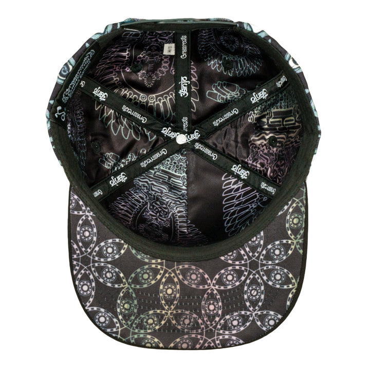 Banjo Glass Isis Black Snapback Hat