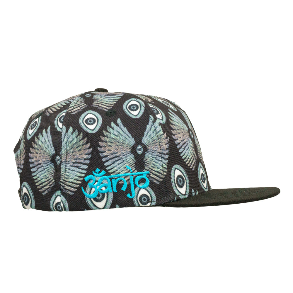 Banjo Glass Isis Black Snapback Hat