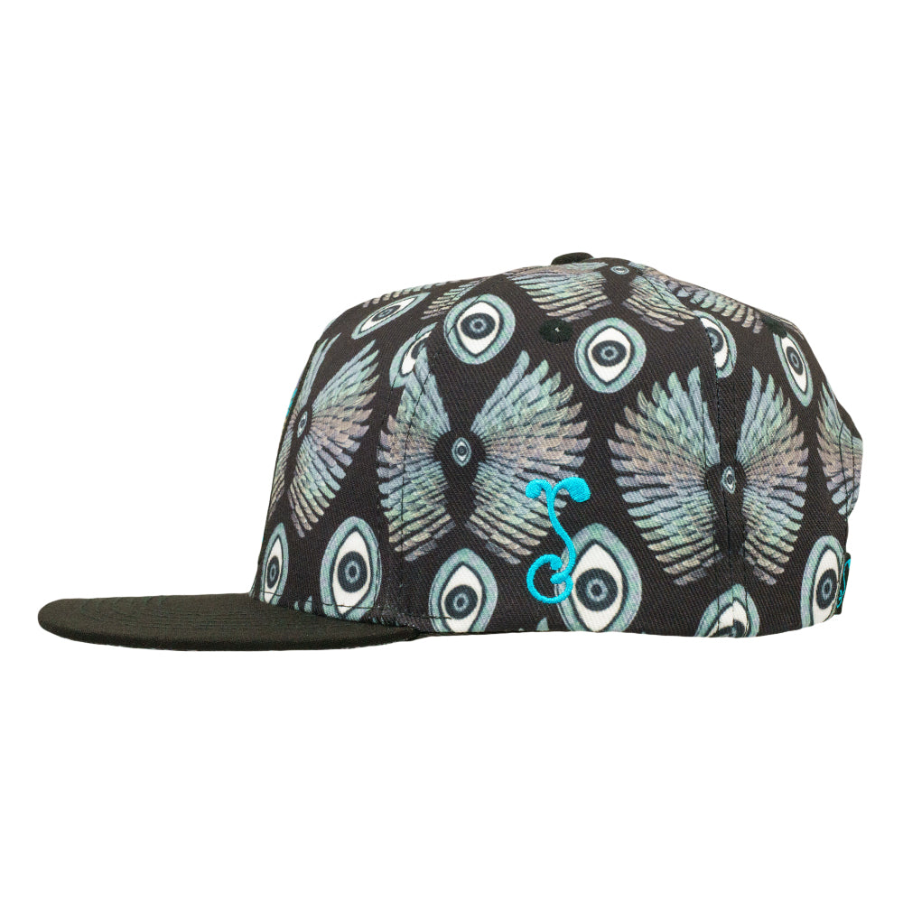 Banjo Glass Isis Black Snapback Hat