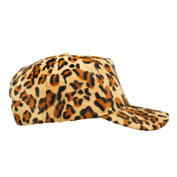 Disco Ball Cat Cheetah Brown 501 Snapback Hat