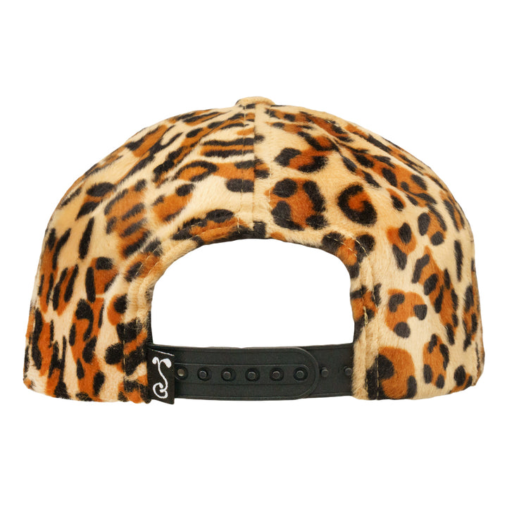 Disco Ball Cat Cheetah Brown 501 Snapback Hat