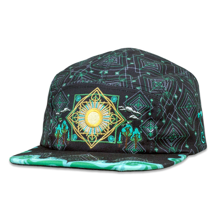 Chattanooga River Games Black 5 Panel Snapback Hat