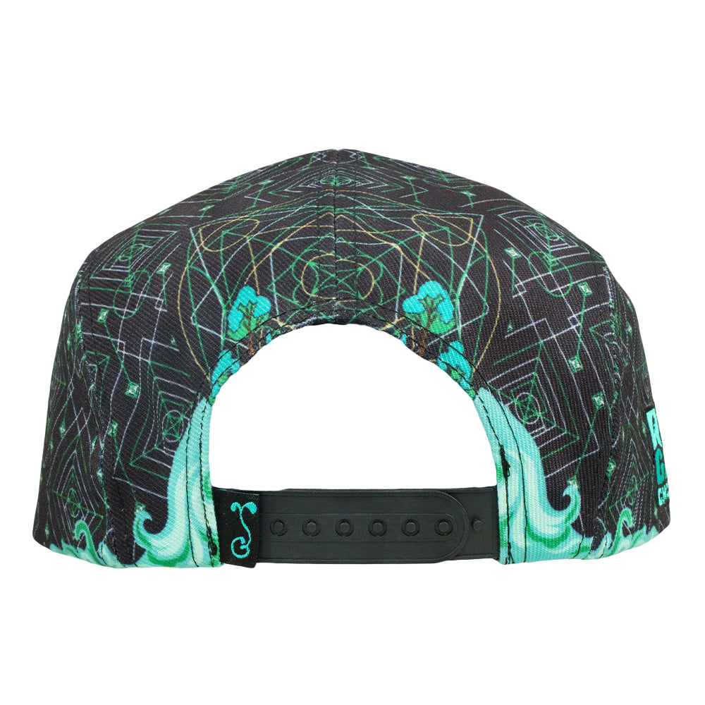 Chattanooga River Games Black 5 Panel Snapback Hat