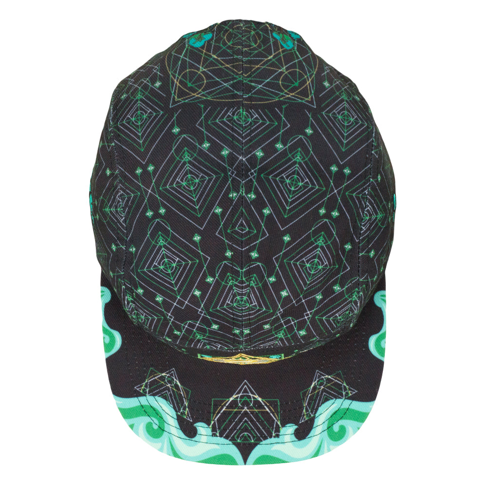Chattanooga River Games Black 5 Panel Snapback Hat
