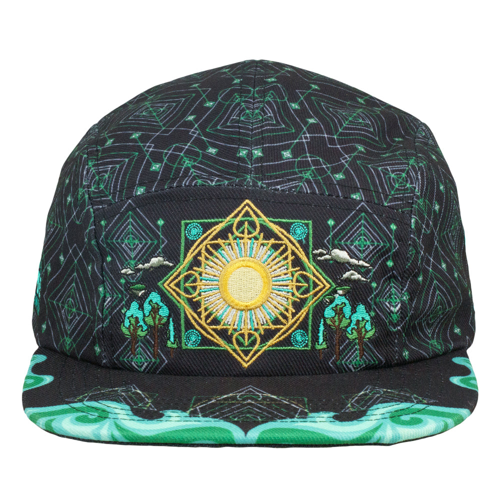 Chattanooga River Games Black 5 Panel Snapback Hat