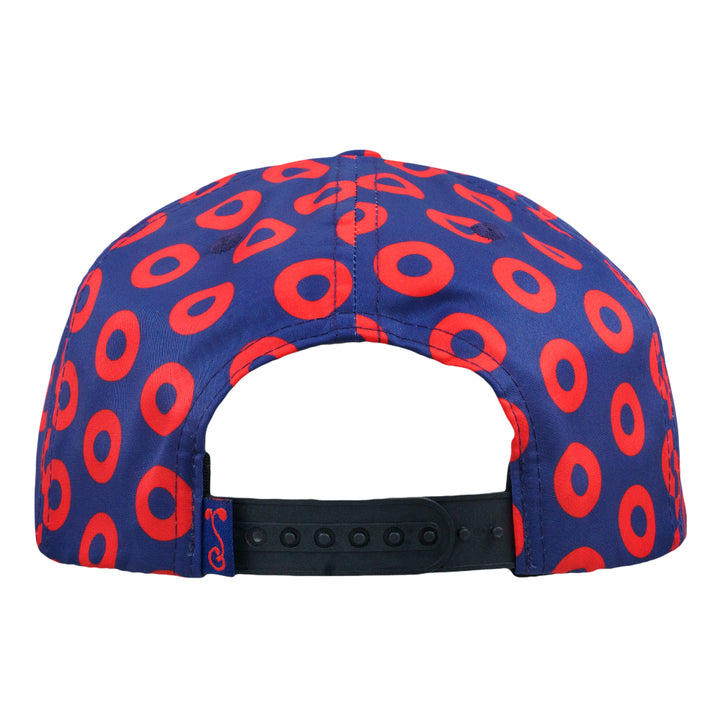 Donut Pattern Navy 501 Snapback Hat