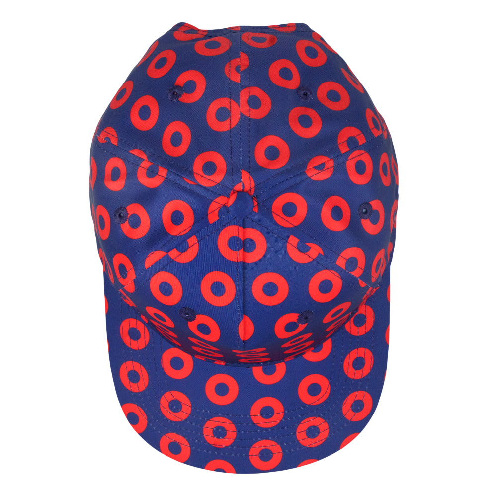 Donut Pattern Navy 501 Snapback Hat