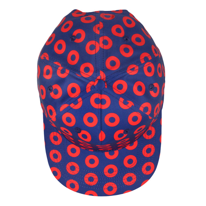 Donut Pattern Navy 501 Snapback Hat
