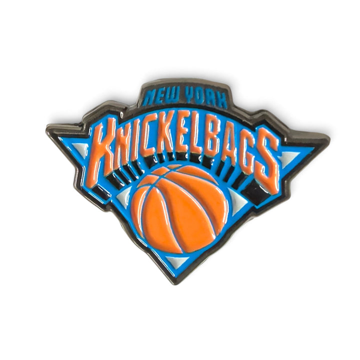 New York Knickelbags Orange Pin