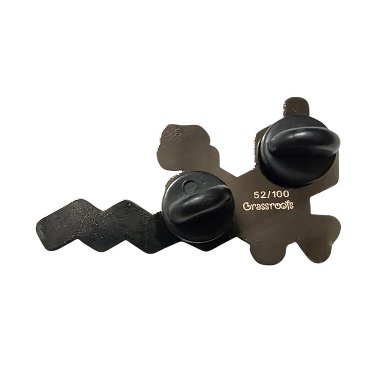THC Molecule Teal Pin