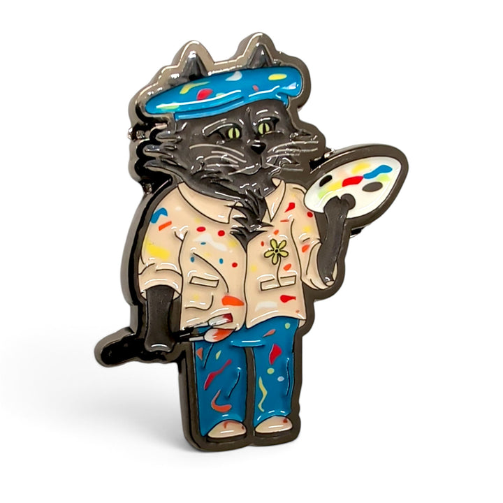 Leisure Cat Artin Around Pin