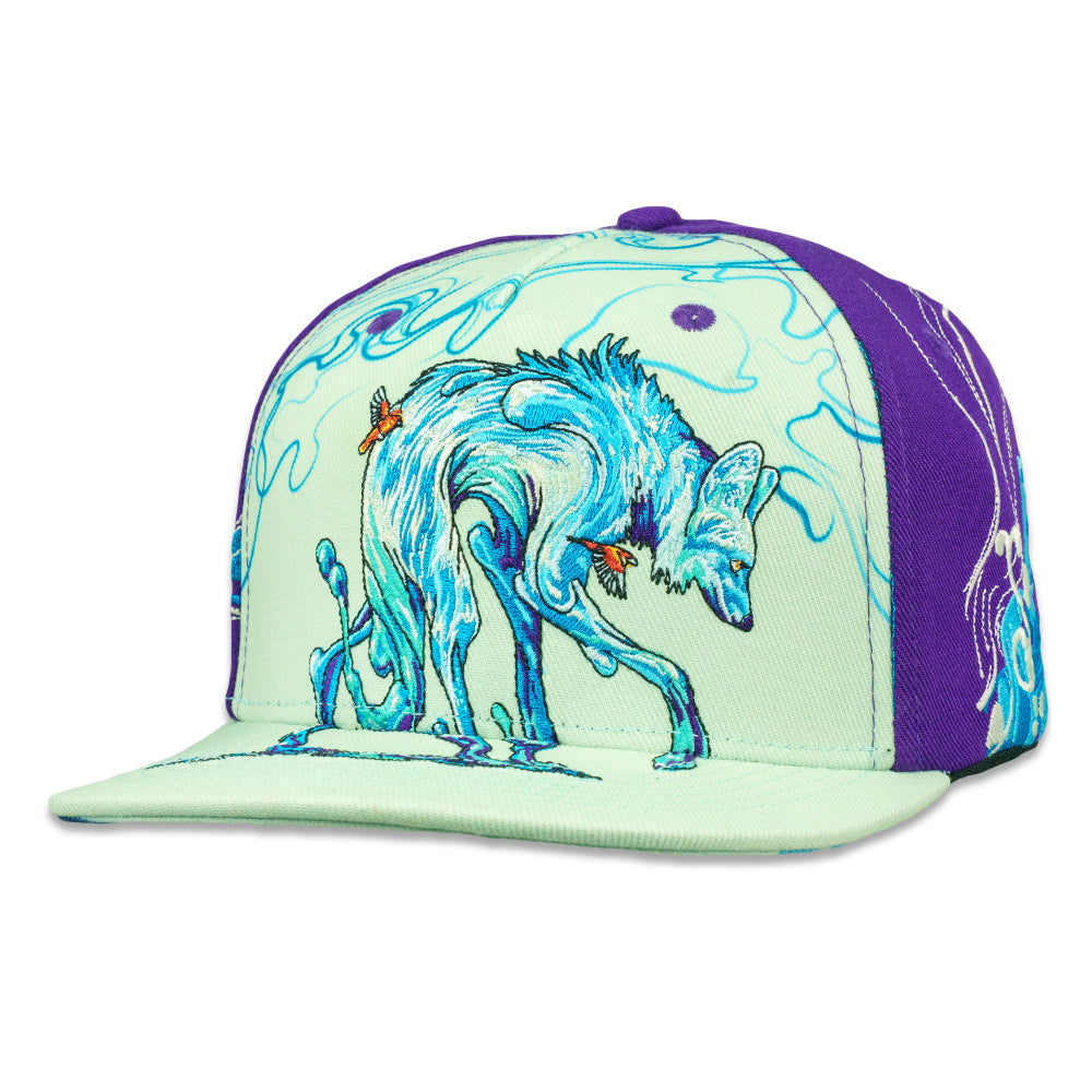 David Swartz Scout Wolf Purple Snapback Hat