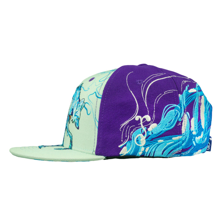 David Swartz Scout Wolf Purple Snapback Hat