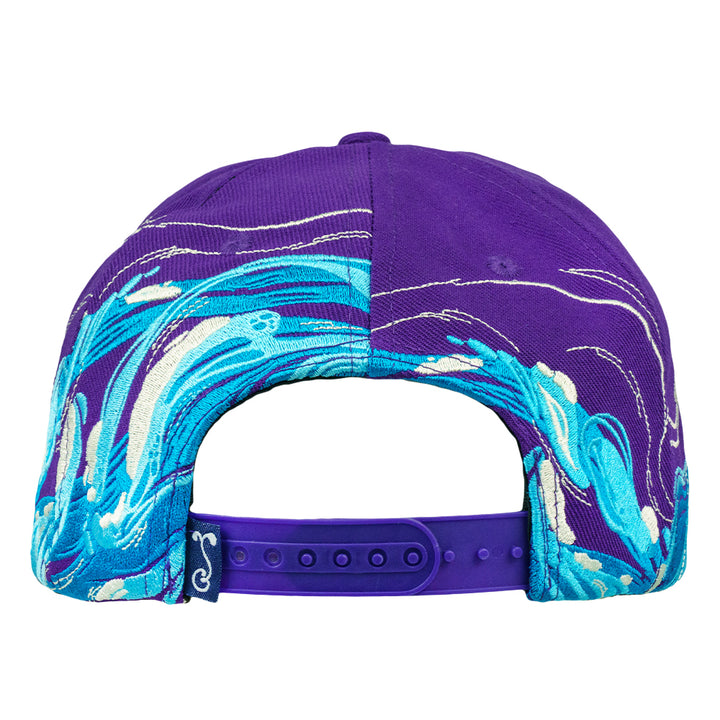 David Swartz Scout Wolf Purple Snapback Hat