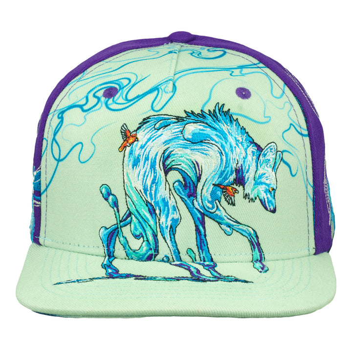 David Swartz Scout Wolf Purple Snapback Hat