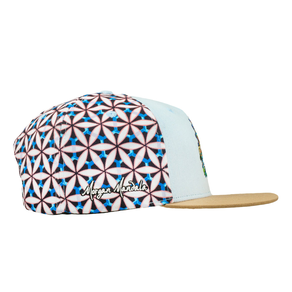 Morgan Mandala Sunshine Daydream Light Blue Snapback
