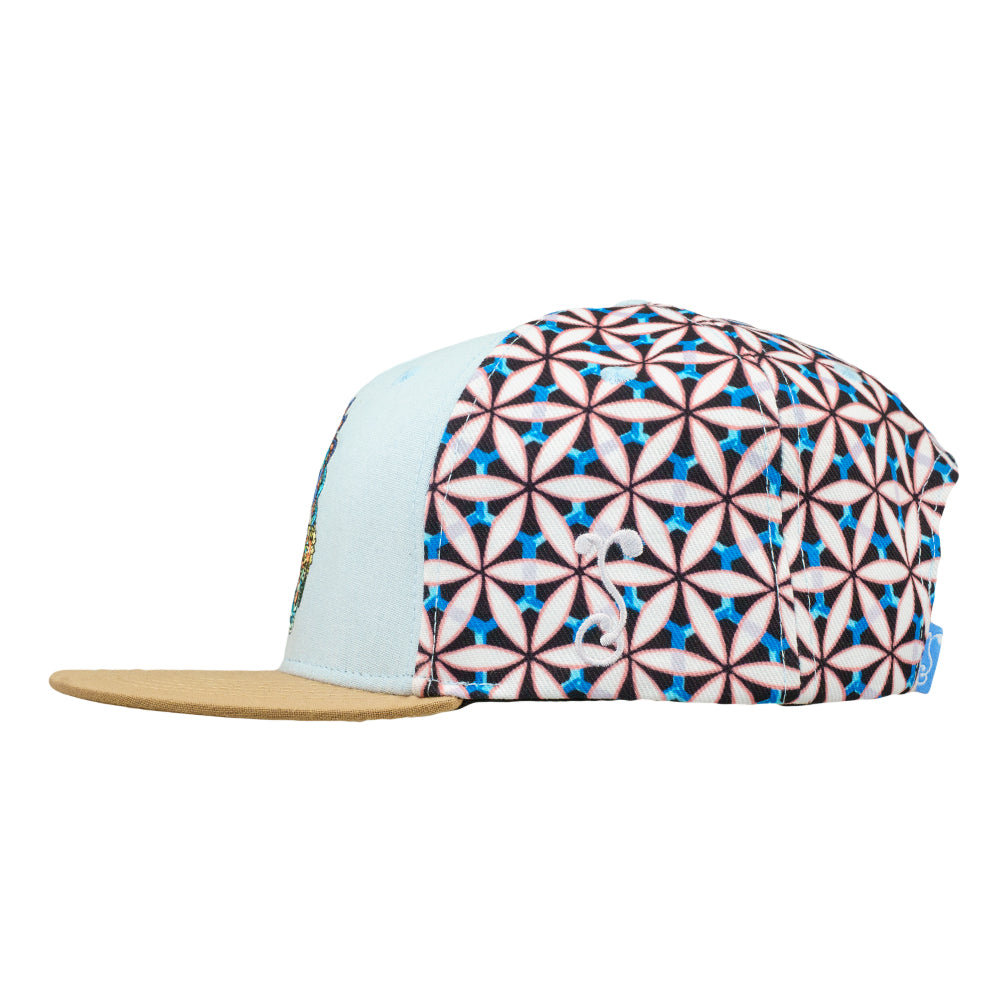 Morgan Mandala Sunshine Daydream Light Blue Snapback