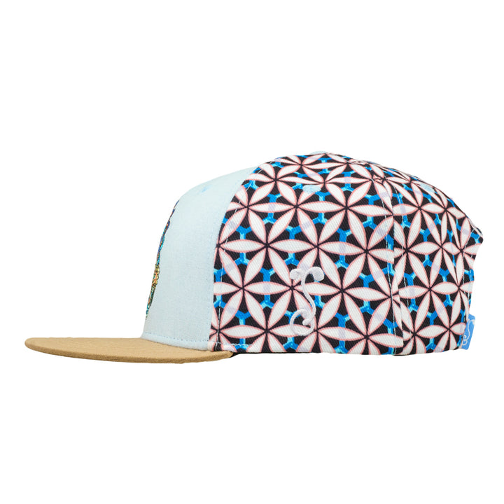 Morgan Mandala Sunshine Daydream Light Blue Snapback