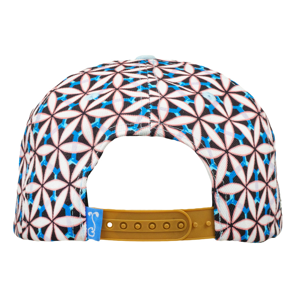 Morgan Mandala Sunshine Daydream Light Blue Snapback