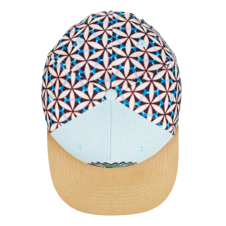 Morgan Mandala Sunshine Daydream Light Blue Snapback