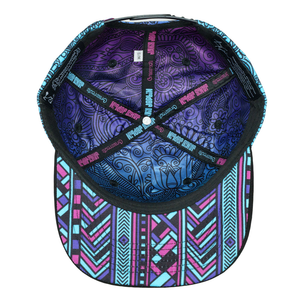 Janis Joplin Cosmic Paisley Snapback Hat