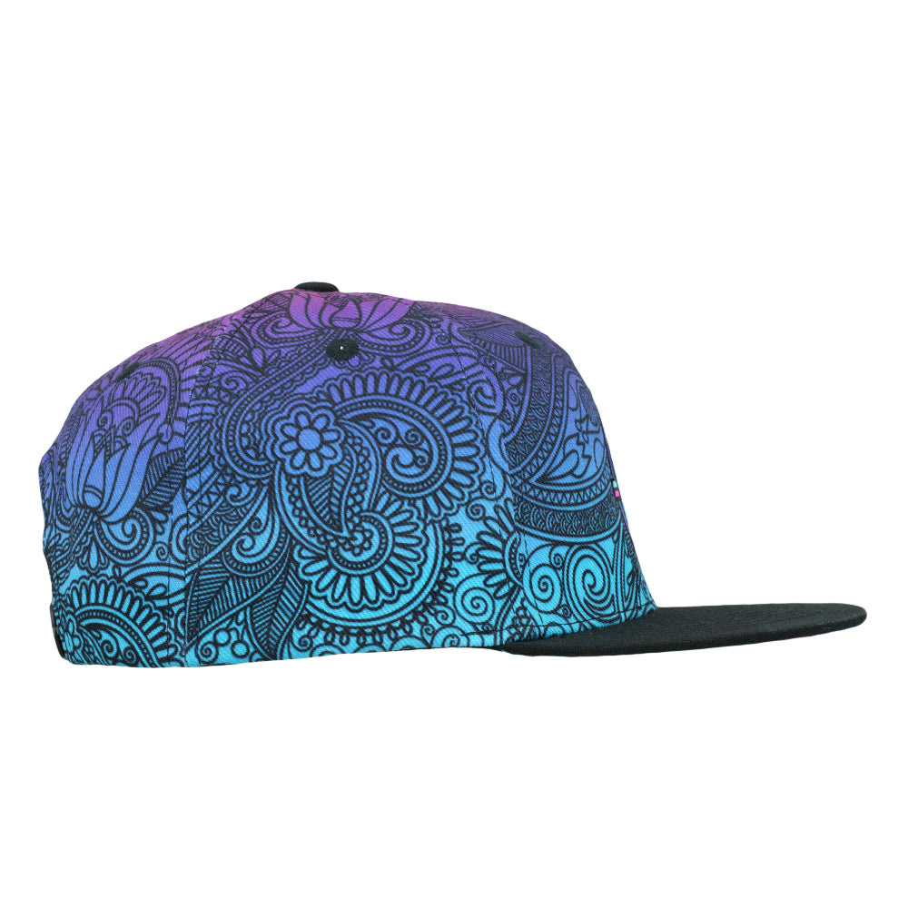 Janis Joplin Cosmic Paisley Snapback Hat