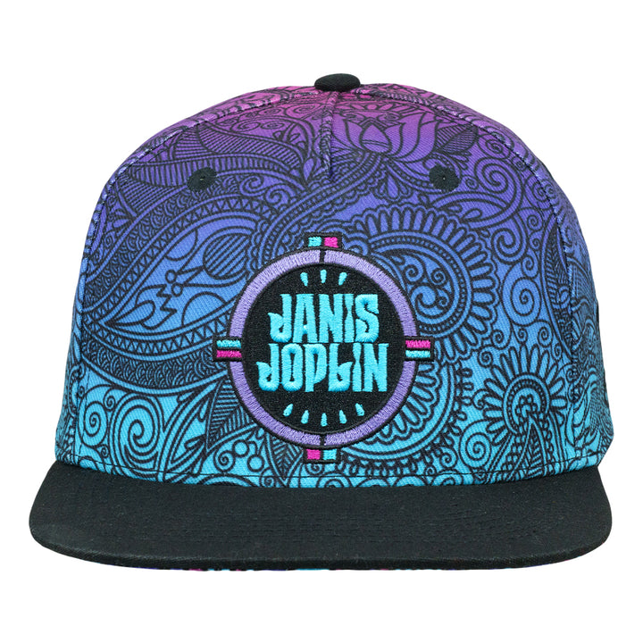 Janis Joplin Cosmic Paisley Snapback Hat