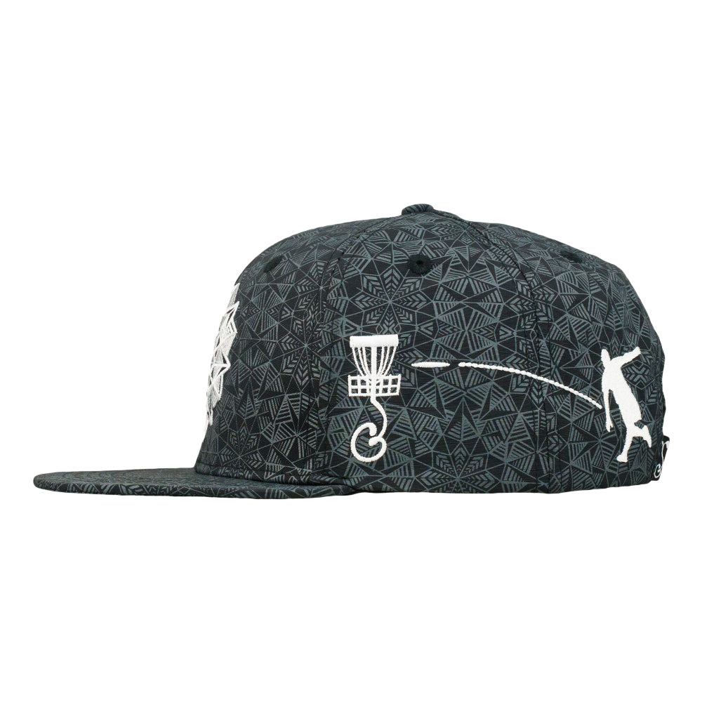 Disc Golf Burst Ripstop Snapback Hat