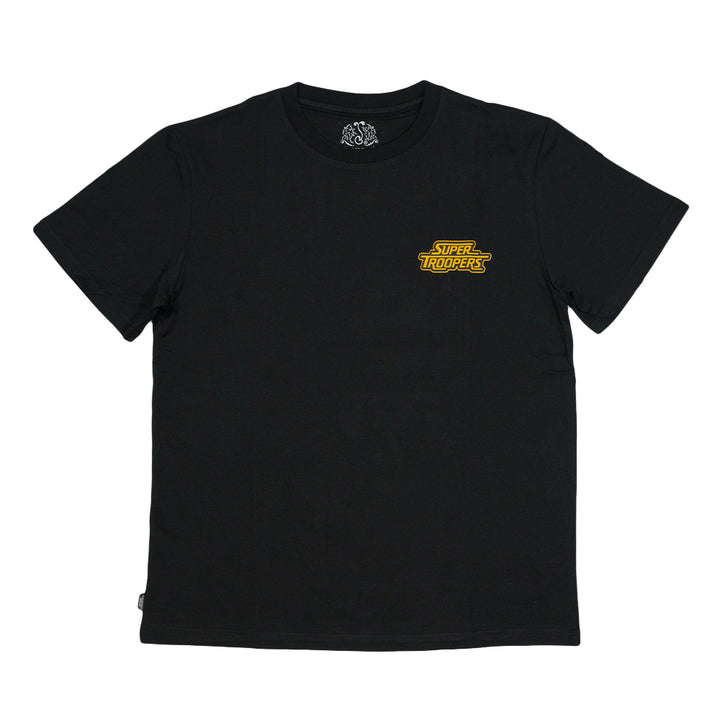 Super Troopers 3 Johnny Chimpo Black T Shirt
