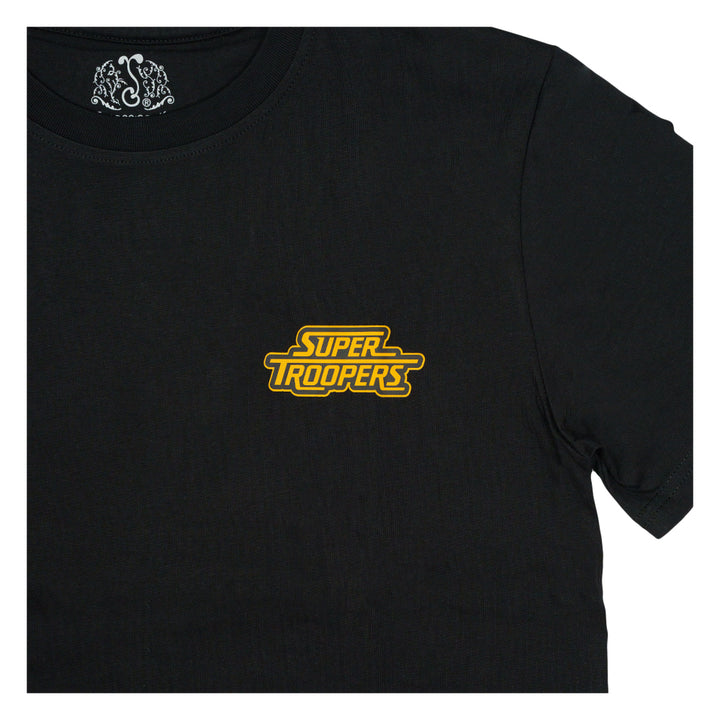 Super Troopers 3 Johnny Chimpo Black T Shirt