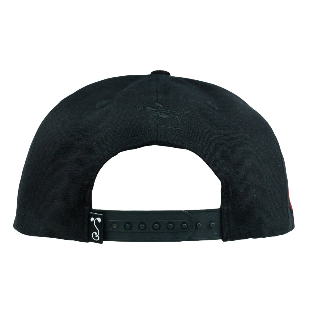 Stanley Mouse Easy Rider Black Unstructured Snapback Hat