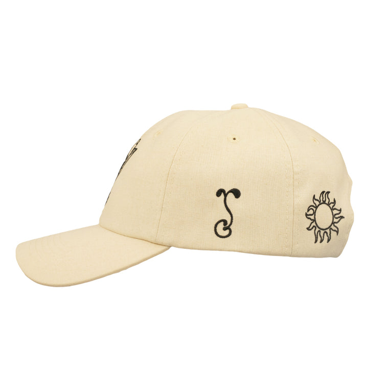 Celestial Sphynx Cat Cream Dad Hat