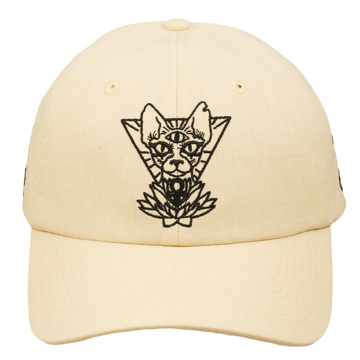 Celestial Sphynx Cat Cream Dad Hat