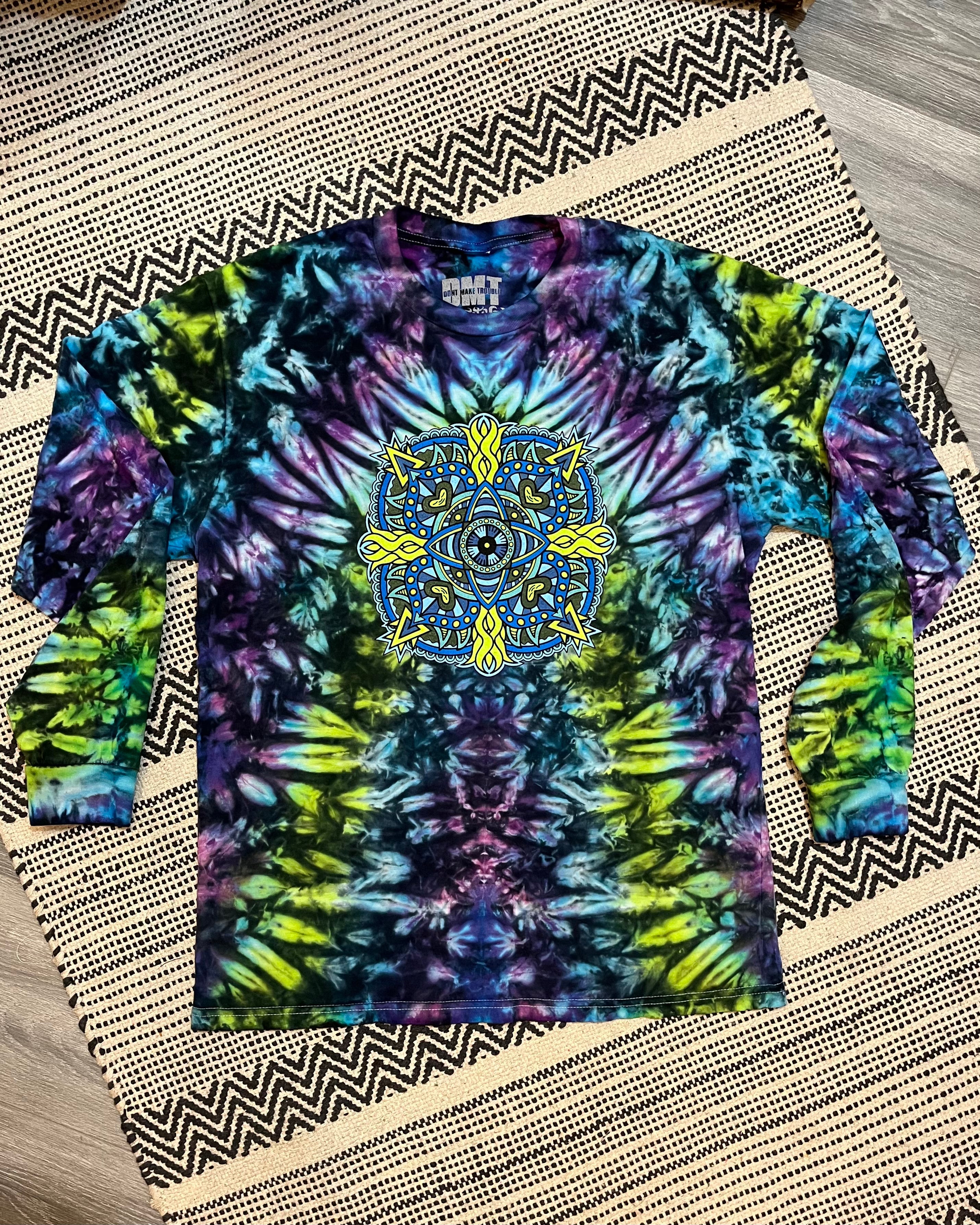 tie dye mandala t shirt